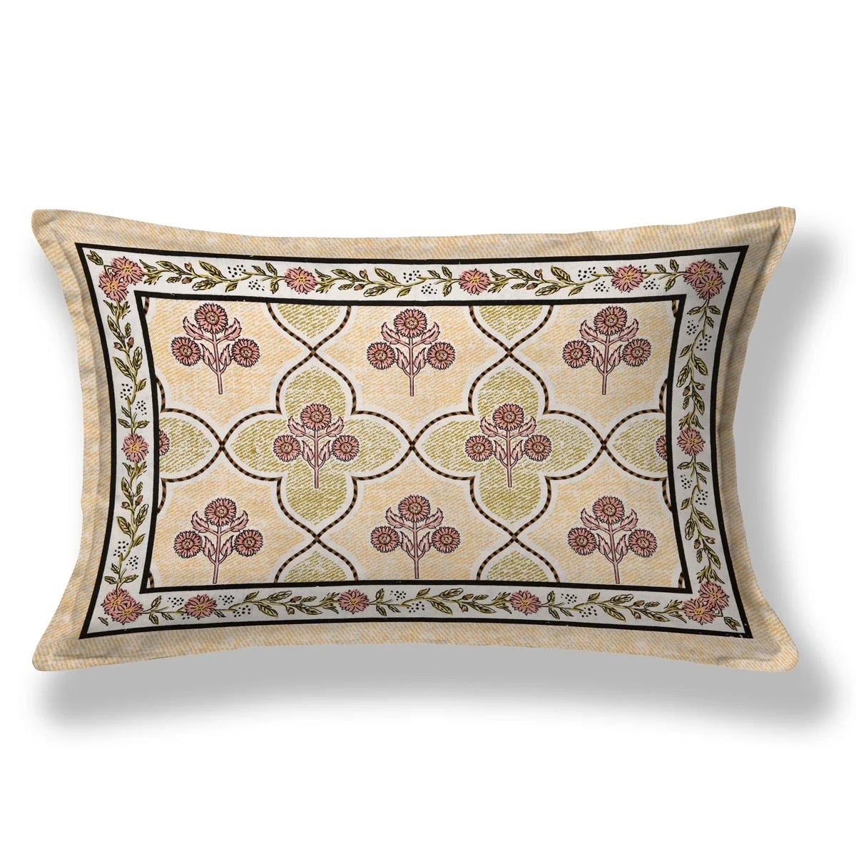 100% Pure Cotton | Single Bed | Bed Sheet - Riya